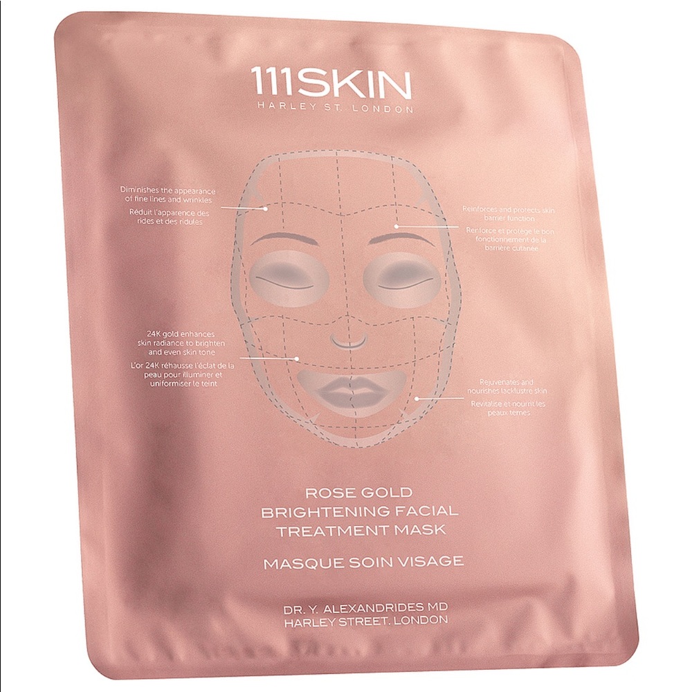 Rose Gold Brightening Facial Treatment Mask